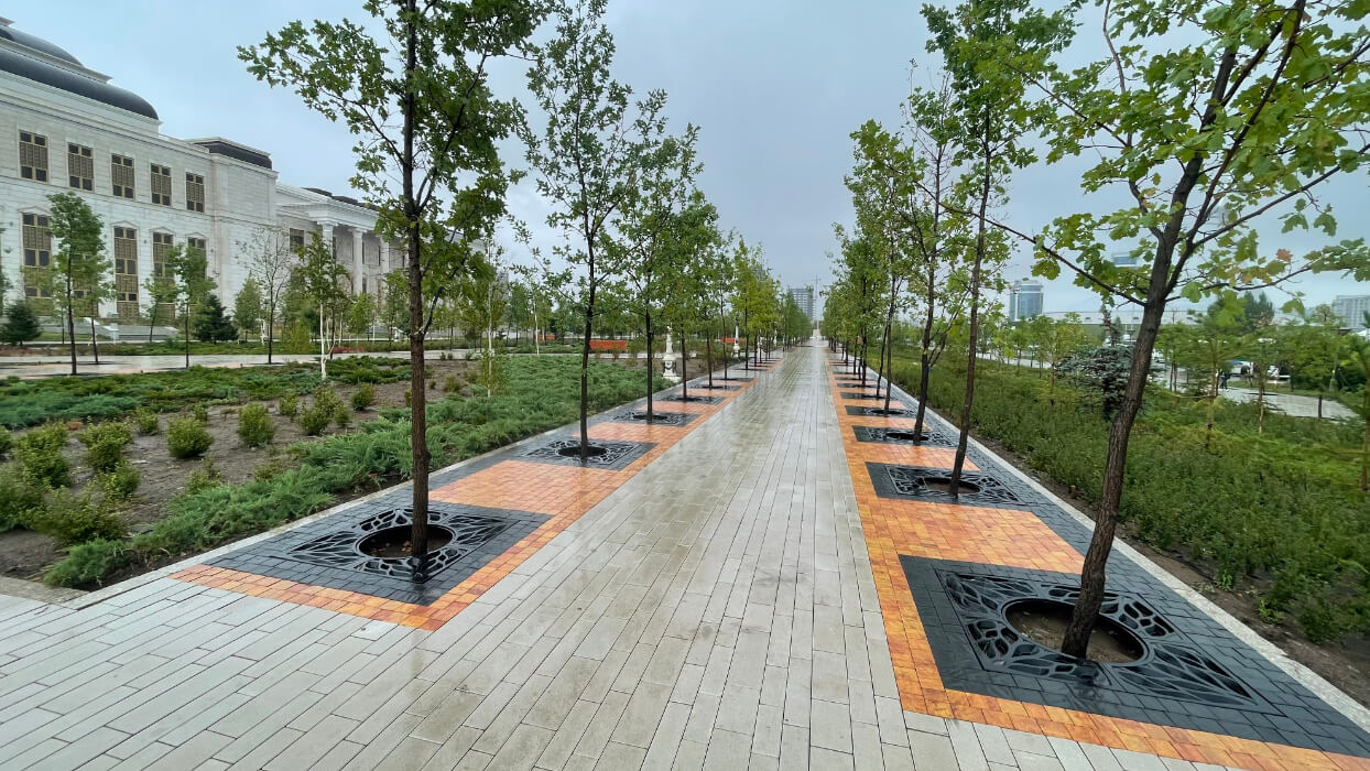 Приствольная решетка для дерева ZKING CRUST 1.2х1.2м Черная в Ломоносове фото