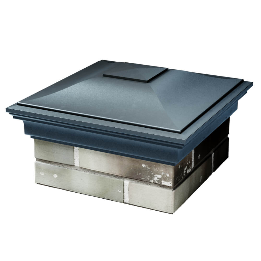 Колпак Zking Монблан Серый на столб 1.5х1.5 кирпича (385х385мм) в Ломоносове фото