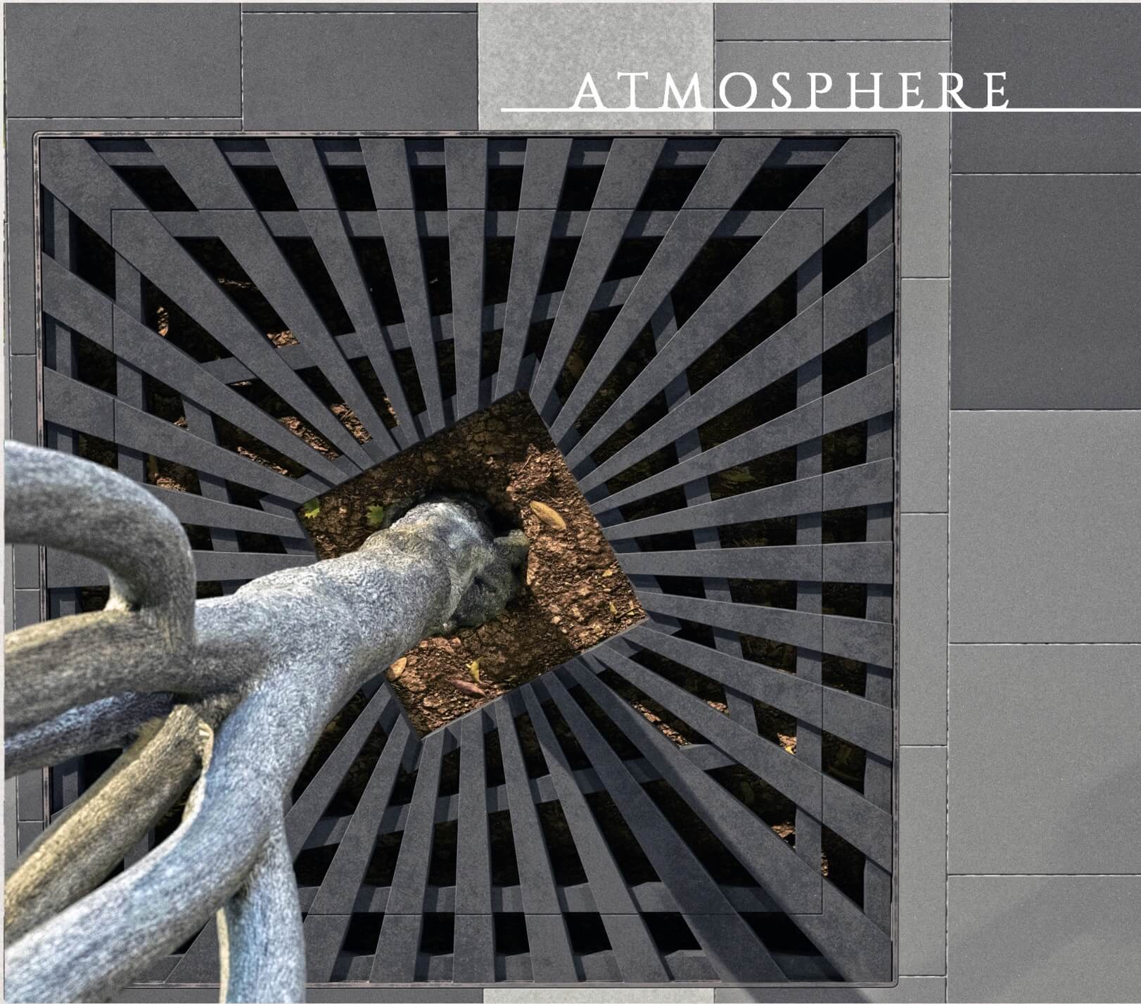 Приствольная решетка для дерева ZKING ATMOSPHERE 1.2х1.2м Черная в Ломоносове фото