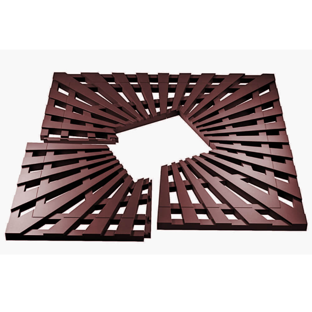 Приствольная решетка для дерева ZKING ATMOSPHERE 1.2х1.2м Коричневая в Ломоносове фото