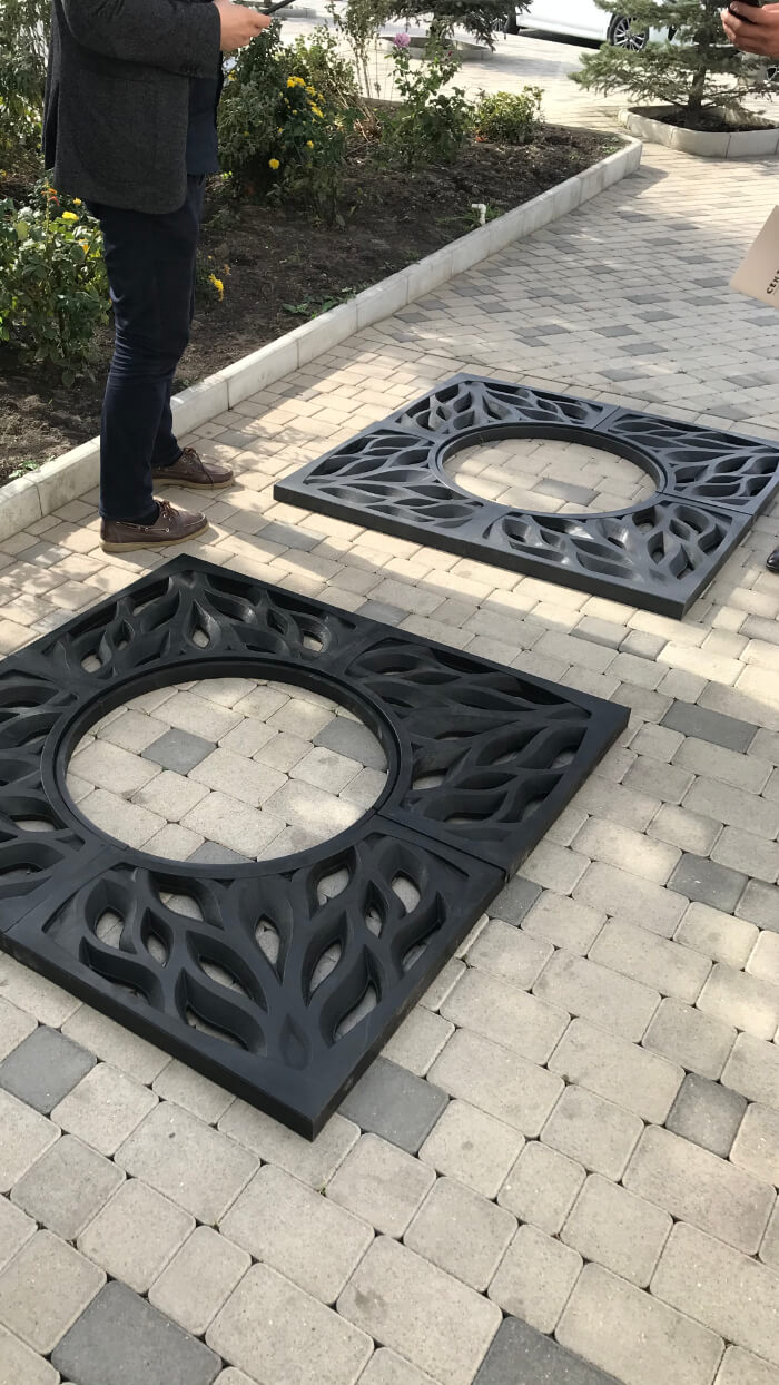 Приствольная решетка для дерева ZKING CRUST 1.2х1.2м Черная в Ломоносове фото