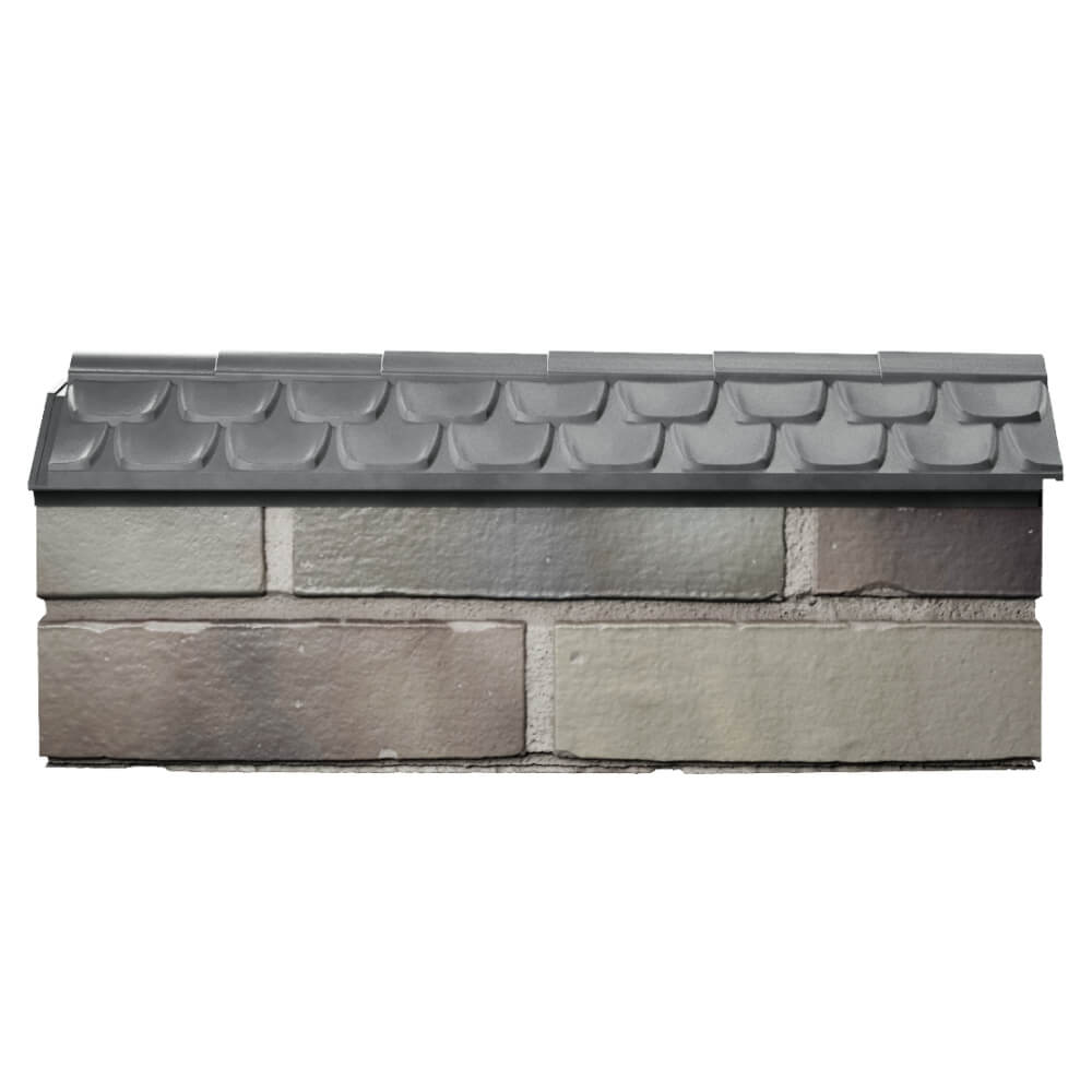 Парапет Zking Эльбрус Серый с посадкой на 0.5 кирпича (130мм) в Ломоносове фото
