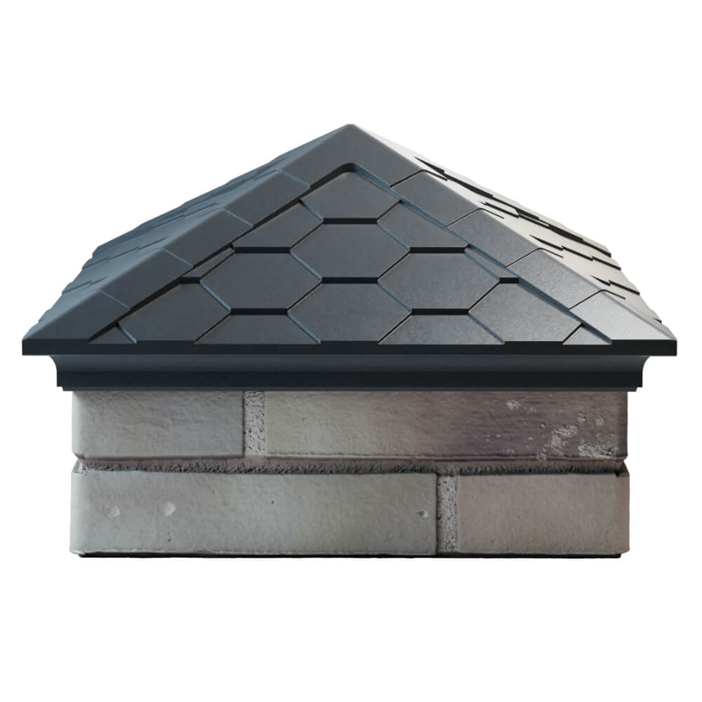 Колпак Zking Эверест Серый на столб 1.5х1.5 кирпича (390х390мм) Ломоносов фото