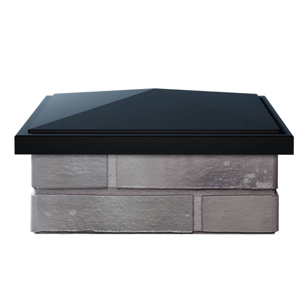 Колпак Zking БонаМоно Черный на столб 1.5х1.5 кирпича (385х385, 400х400мм) Ломоносов фото