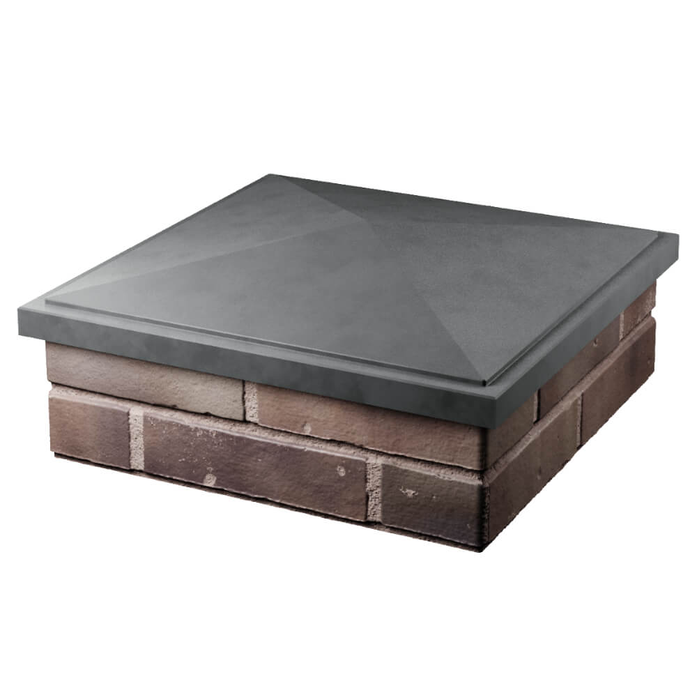 Колпак Zking БонаМоно Серый на столб 2х2 кирпича (515х515, 530х530мм) в Ломоносове фото