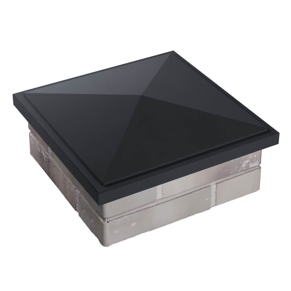 Колпак Zking БонаМоно Серый на столб 1.5х1.5 кирпича (385х385, 400х400мм) в Ломоносове фото