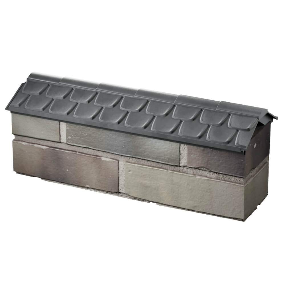 Парапет Zking Эльбрус Серый с посадкой на 0.5 кирпича (130мм) в Ломоносове фото