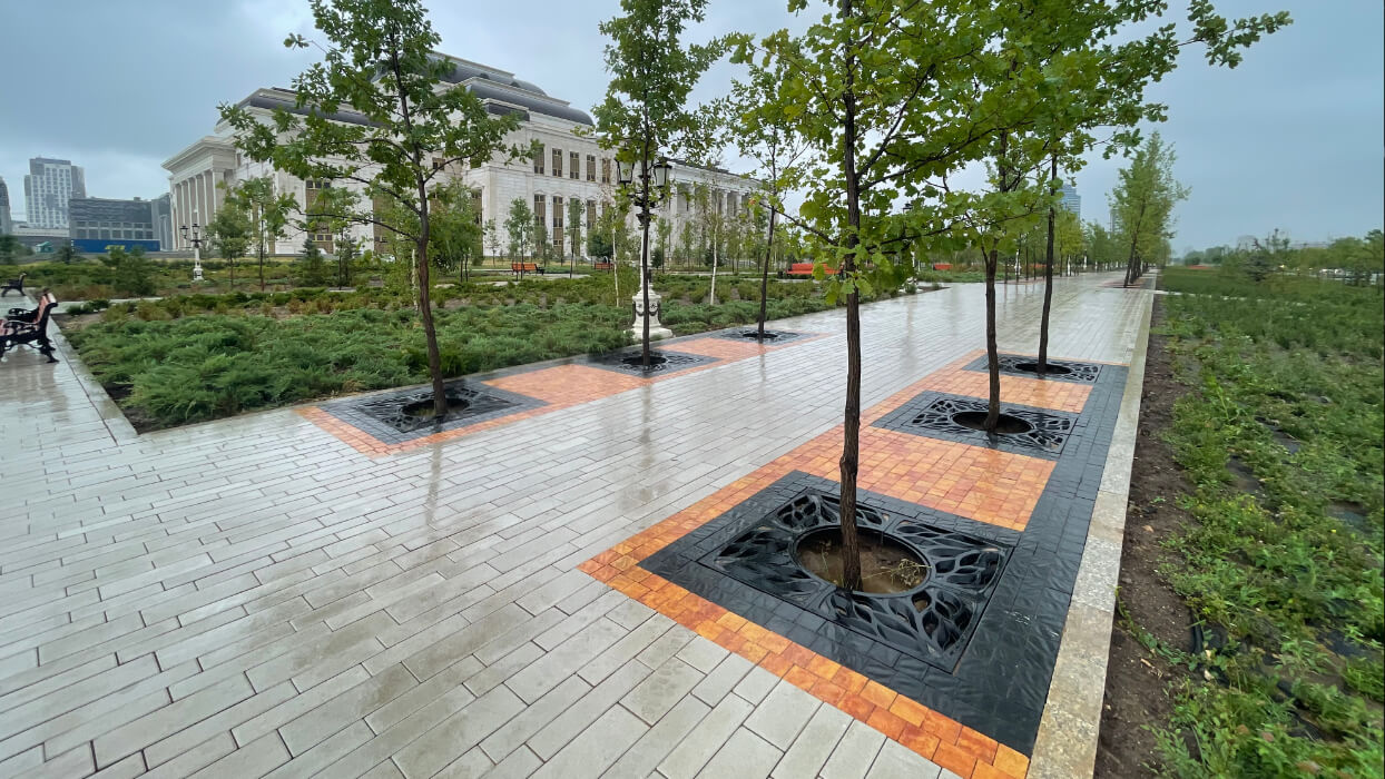 Приствольная решетка для дерева ZKING CRUST 1.2х1.2м Черная в Ломоносове фото