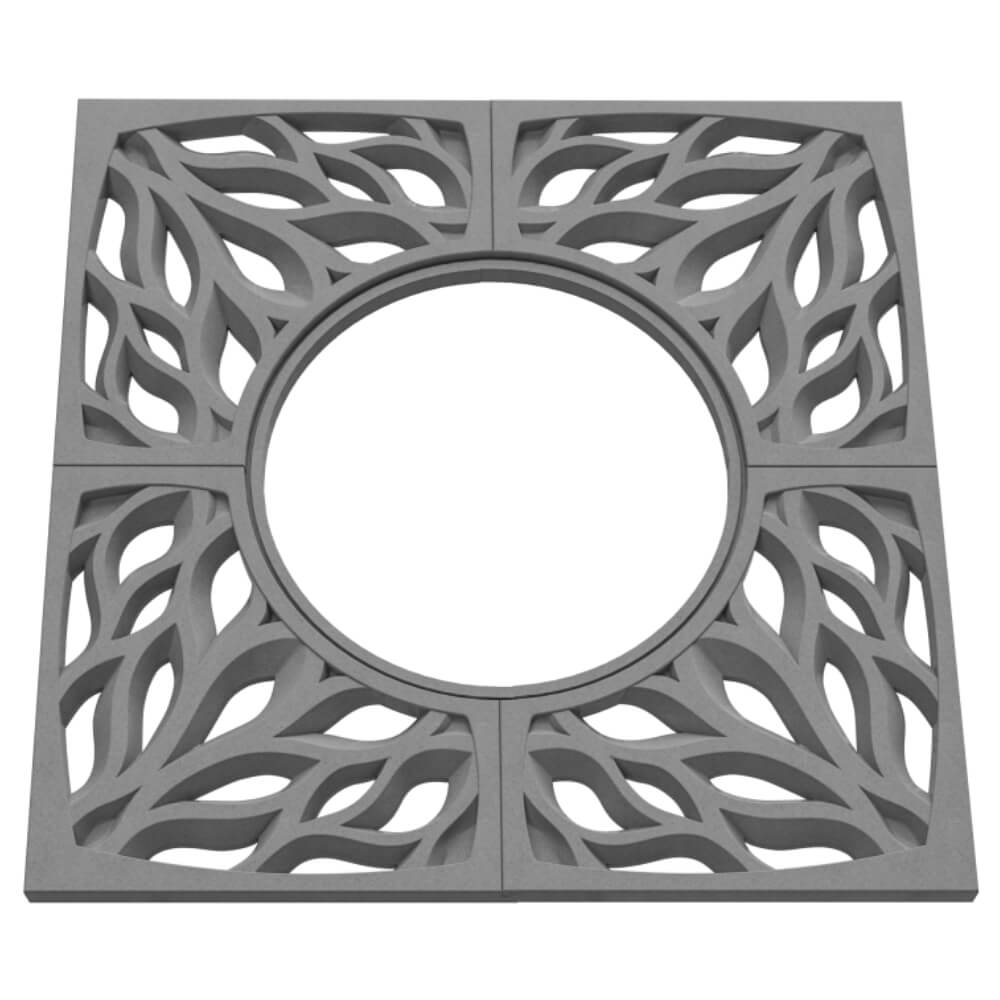 Приствольная решетка для дерева ZKING CRUST 1.2х1.2м Серая в Ломоносове фото