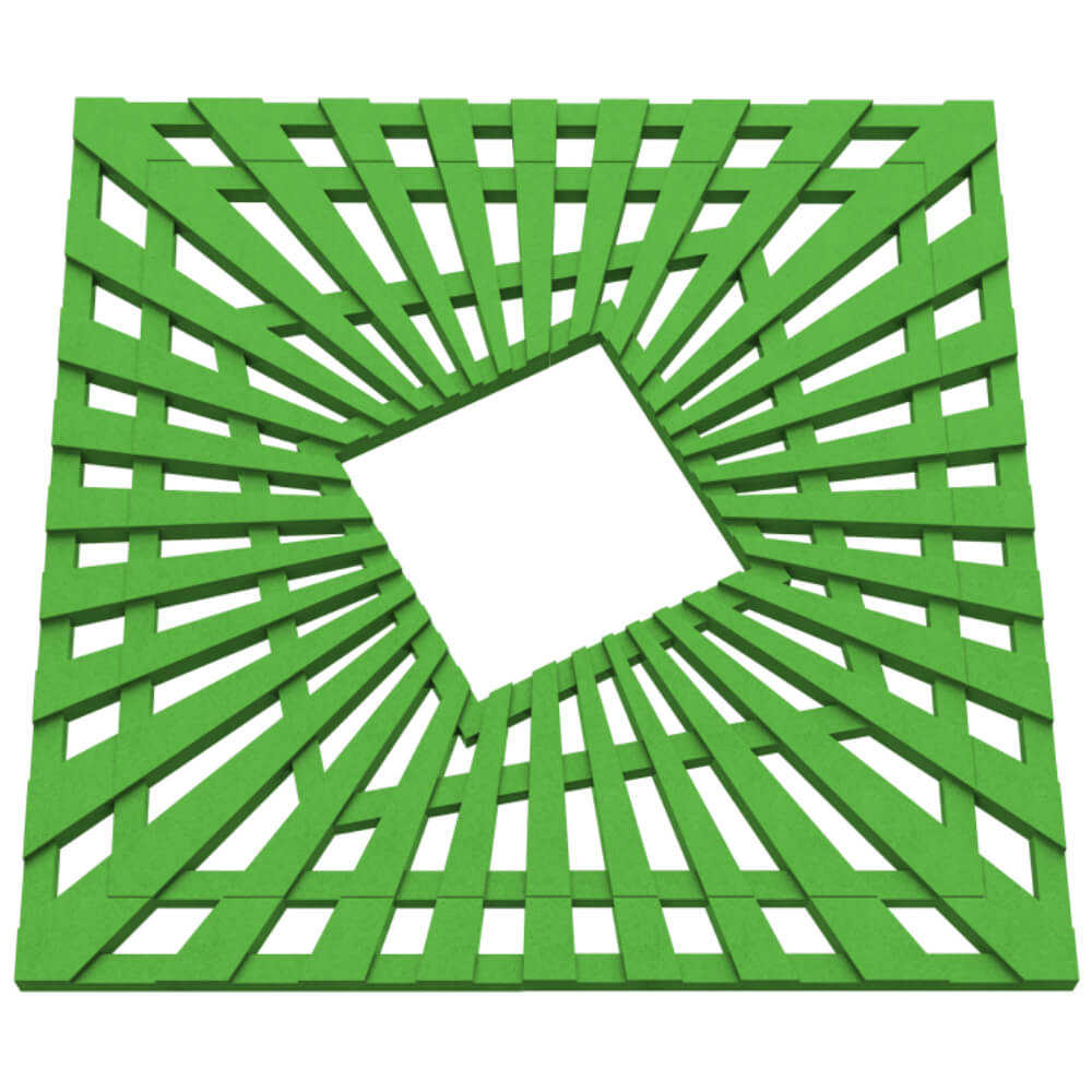 Приствольная решетка для дерева ZKING ATMOSPHERE 1.2х1.2м Зеленая в Ломоносове фото