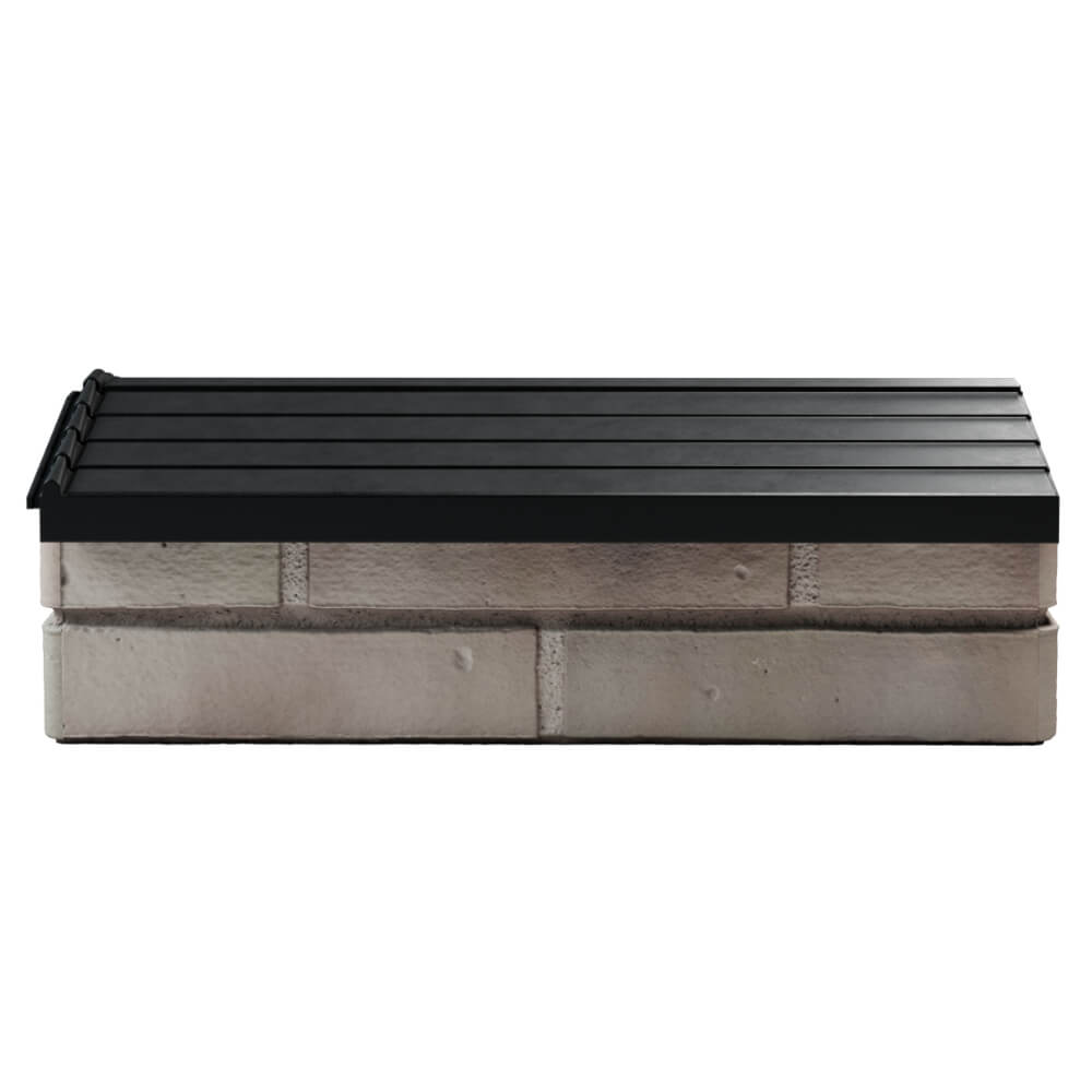 Парапет Zking Бона ХайТек Черный с посадкой на 1 кирпич (200/225/255мм) в Ломоносове фото