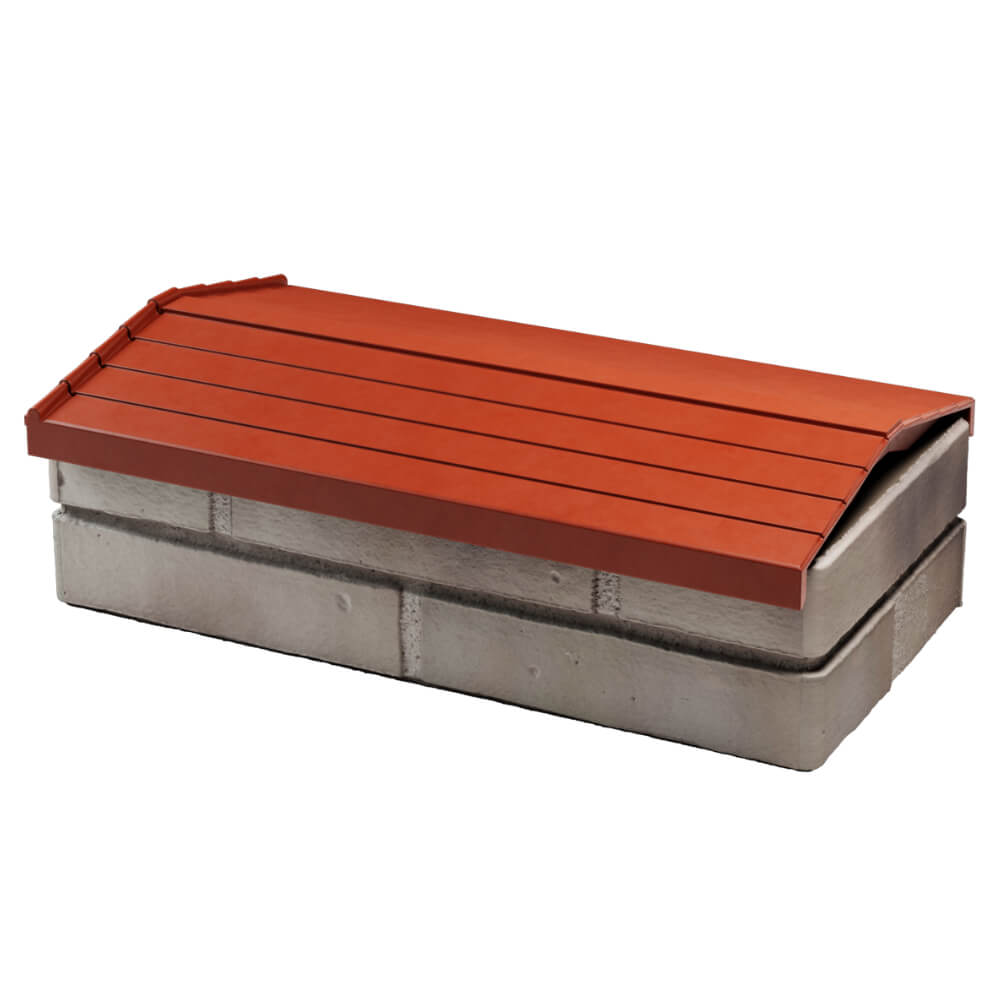 Парапет Zking Бона ХайТек Красный с посадкой на 1 кирпич (200/225/255мм) в Ломоносове фото