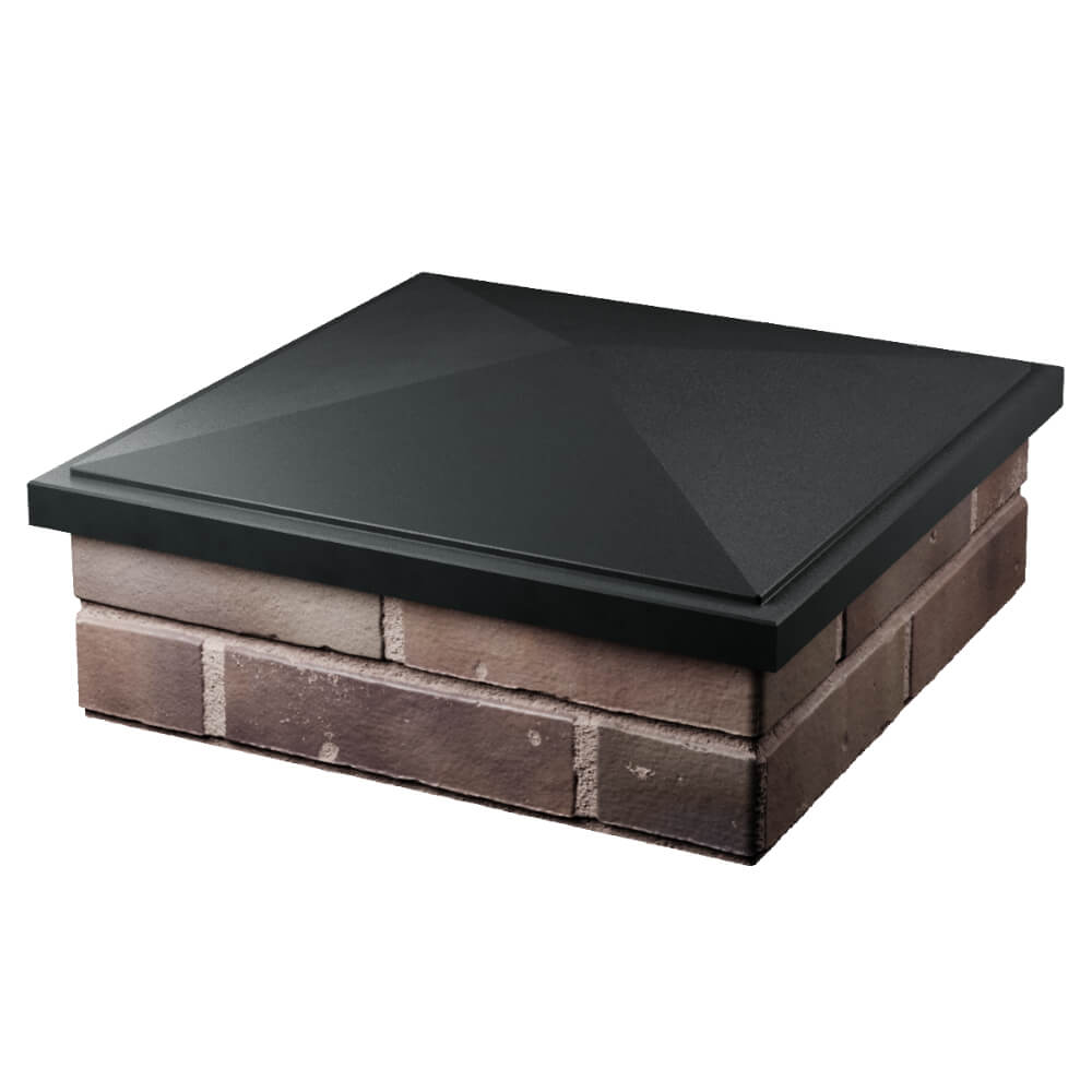 Колпак Zking БонаМоно Черный на столб 2х2 кирпича (515х515, 530х530мм) в Ломоносове фото