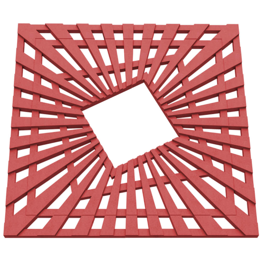 Приствольная решетка для дерева ZKING ATMOSPHERE 1.2х1.2м Красная в Ломоносове фото