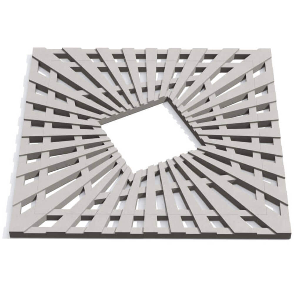 Приствольная решетка для дерева ZKING ATMOSPHERE 1.2х1.2м Бежевая Ломоносов фото