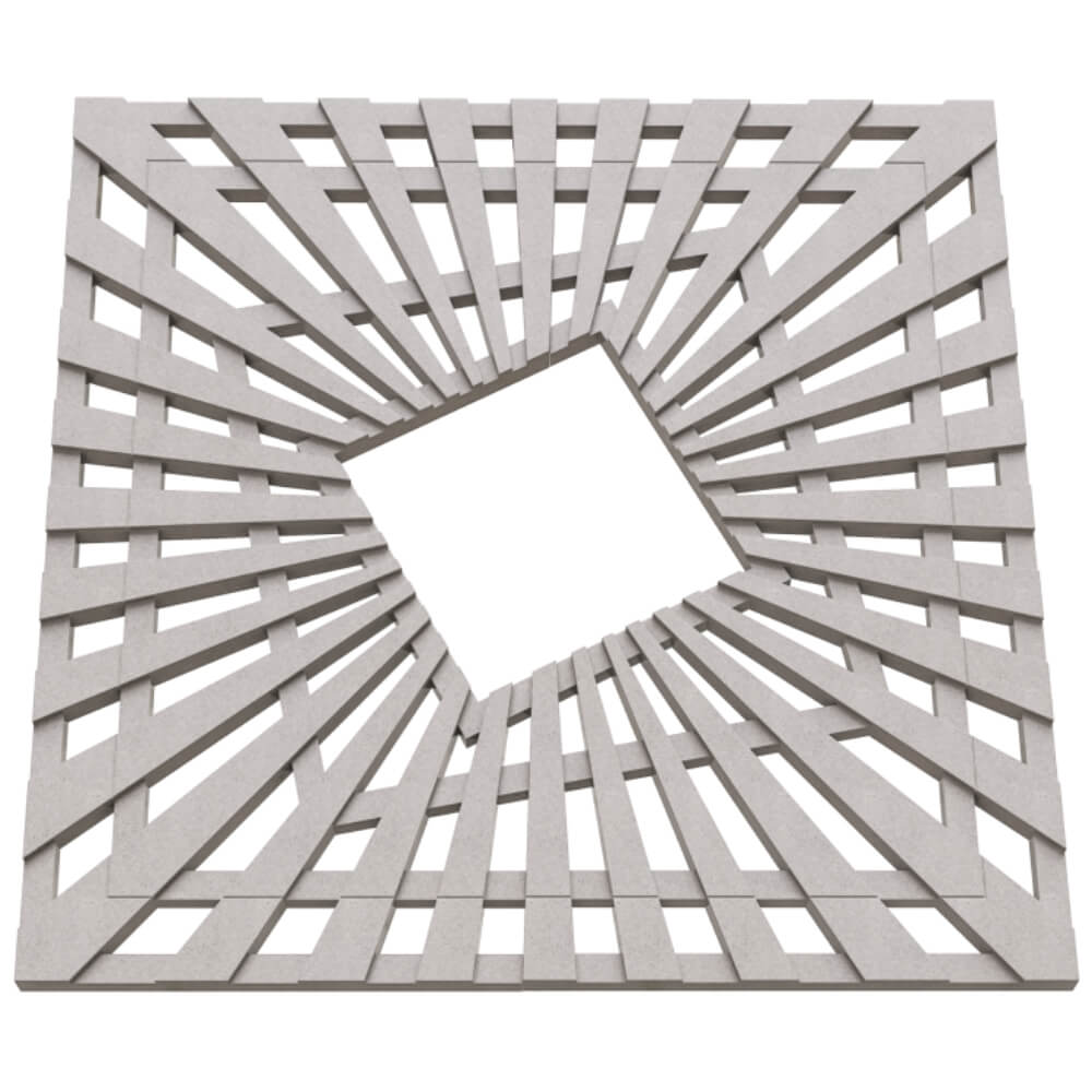 Приствольная решетка для дерева ZKING ATMOSPHERE 1.2х1.2м Бежевая в Ломоносове фото