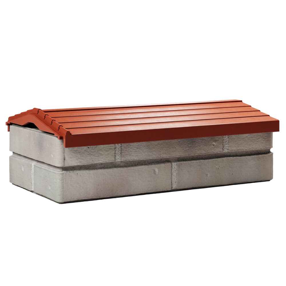 Парапет Zking Бона ХайТек Красный с посадкой на 1 кирпич (200/225/255мм) Ломоносов фото