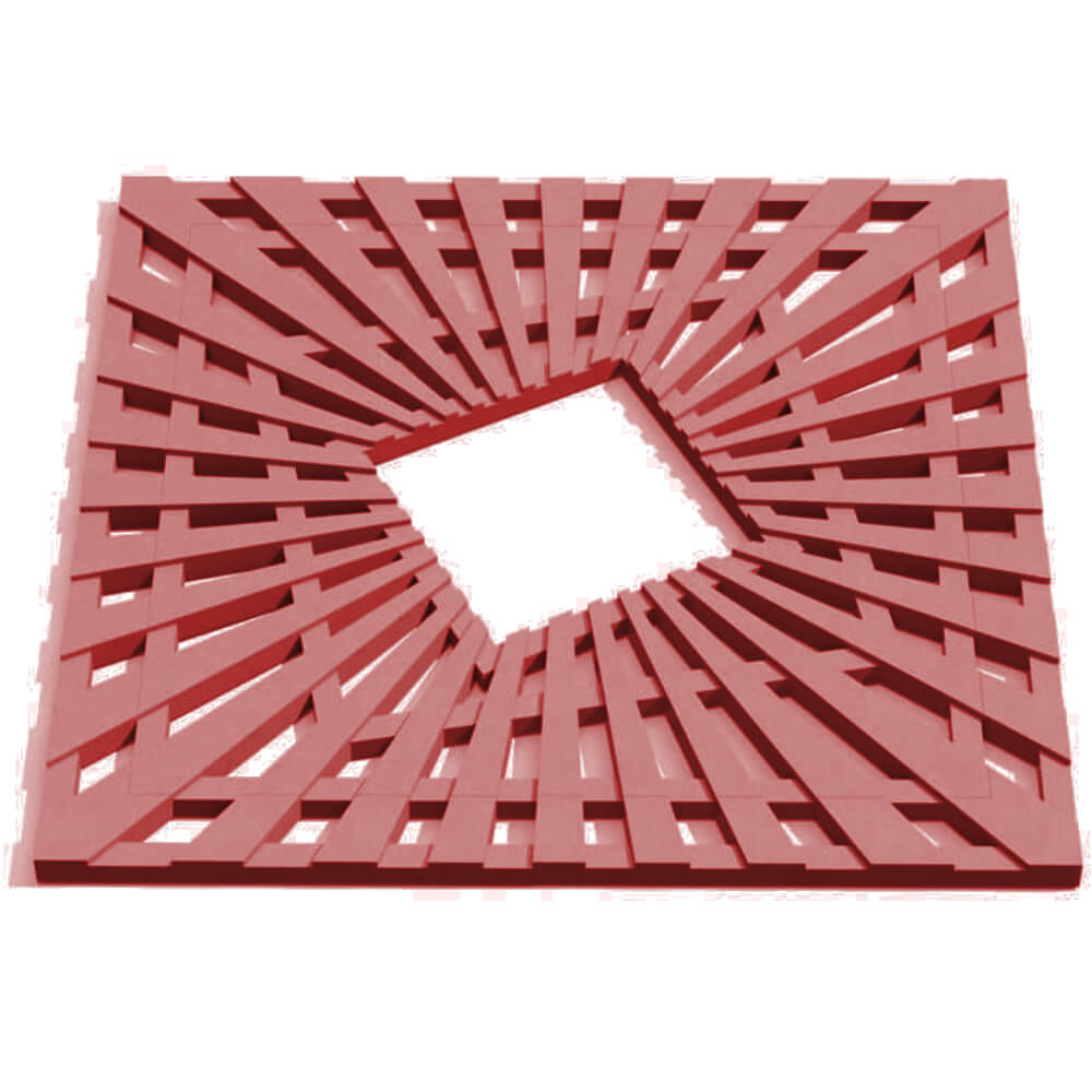 Приствольная решетка для дерева ZKING ATMOSPHERE 1.2х1.2м Красная Ломоносов фото