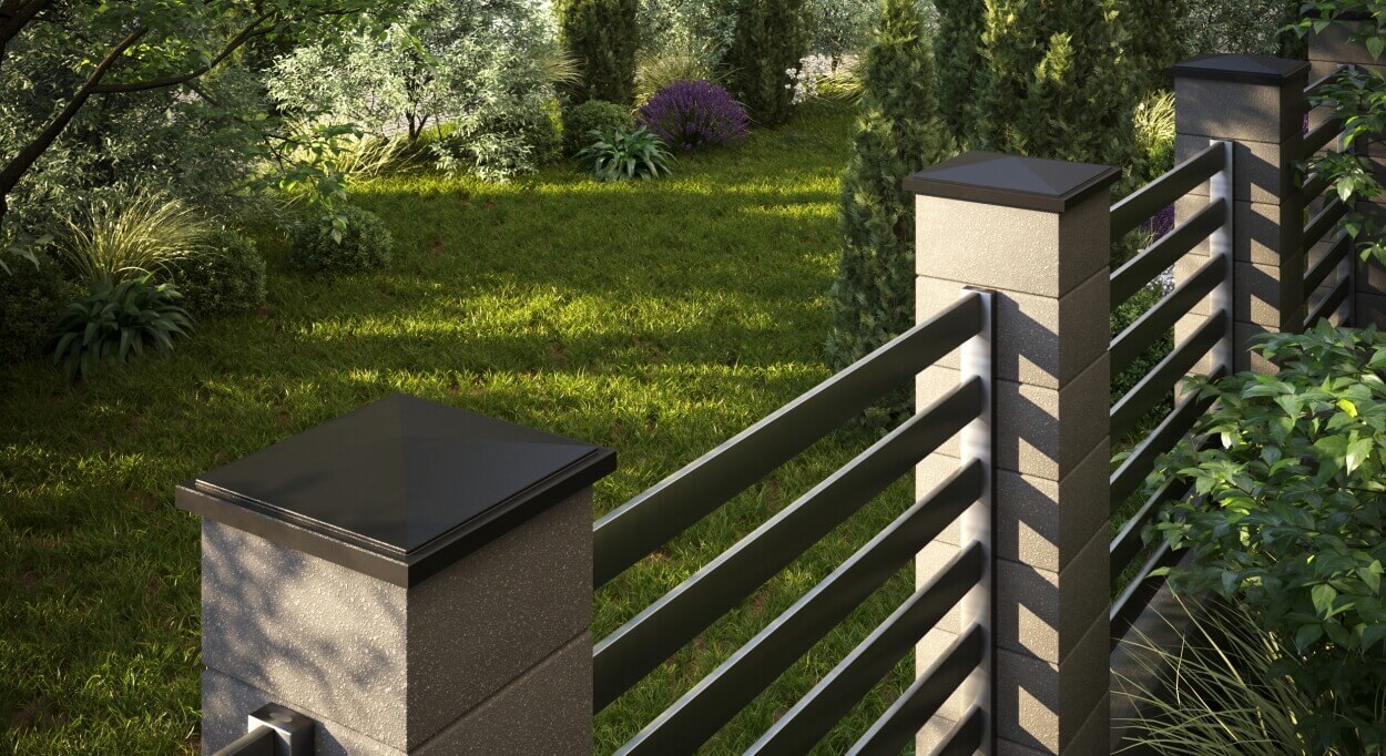 Колпак Zking БонаМоно Коричневый на столб 1.5х1.5 кирпича (385х385, 400х400мм) в Ломоносове фото