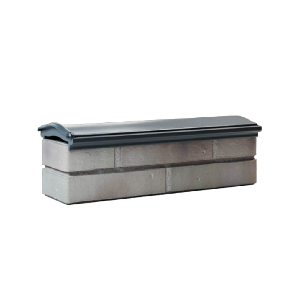 Парапет Zking Монблан Серый посадка на 0.5 кирпича (130мм)