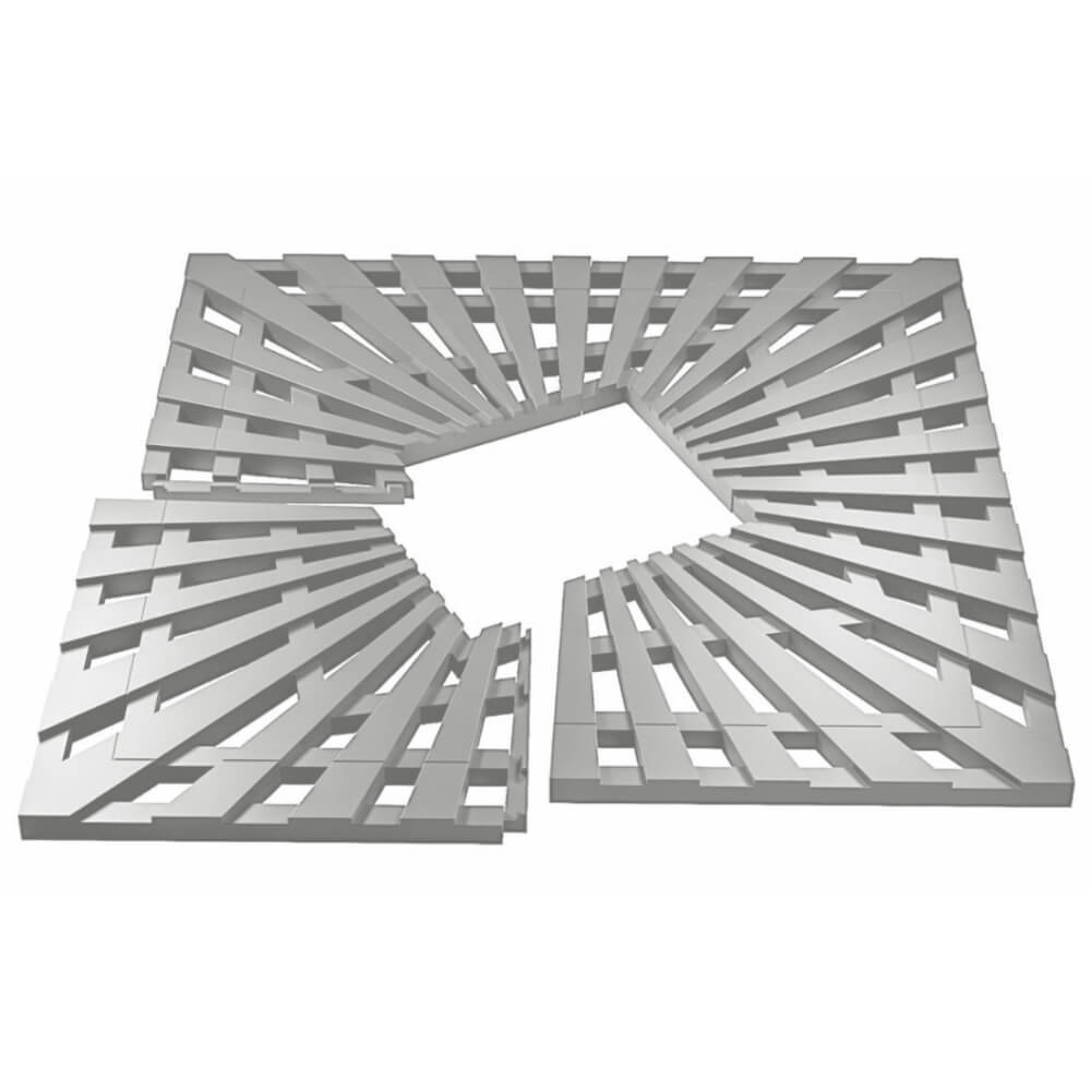 Приствольная решетка для дерева ZKING ATMOSPHERE 1.2х1.2м Бежевая в Ломоносове фото