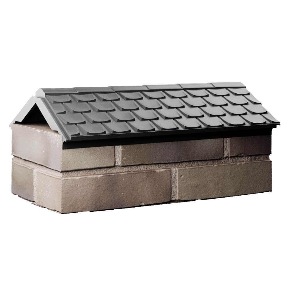 Парапет Zking Эльбрус Серый с посадкой на 1 кирпич (255мм) Ломоносов фото