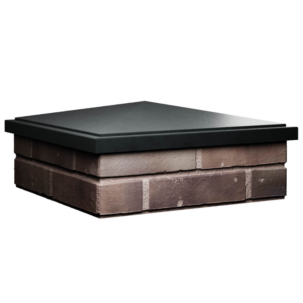 Колпак Zking БонаМоно Черный на столб 2х2 кирпича (515х515, 530х530мм) в Ломоносове фото