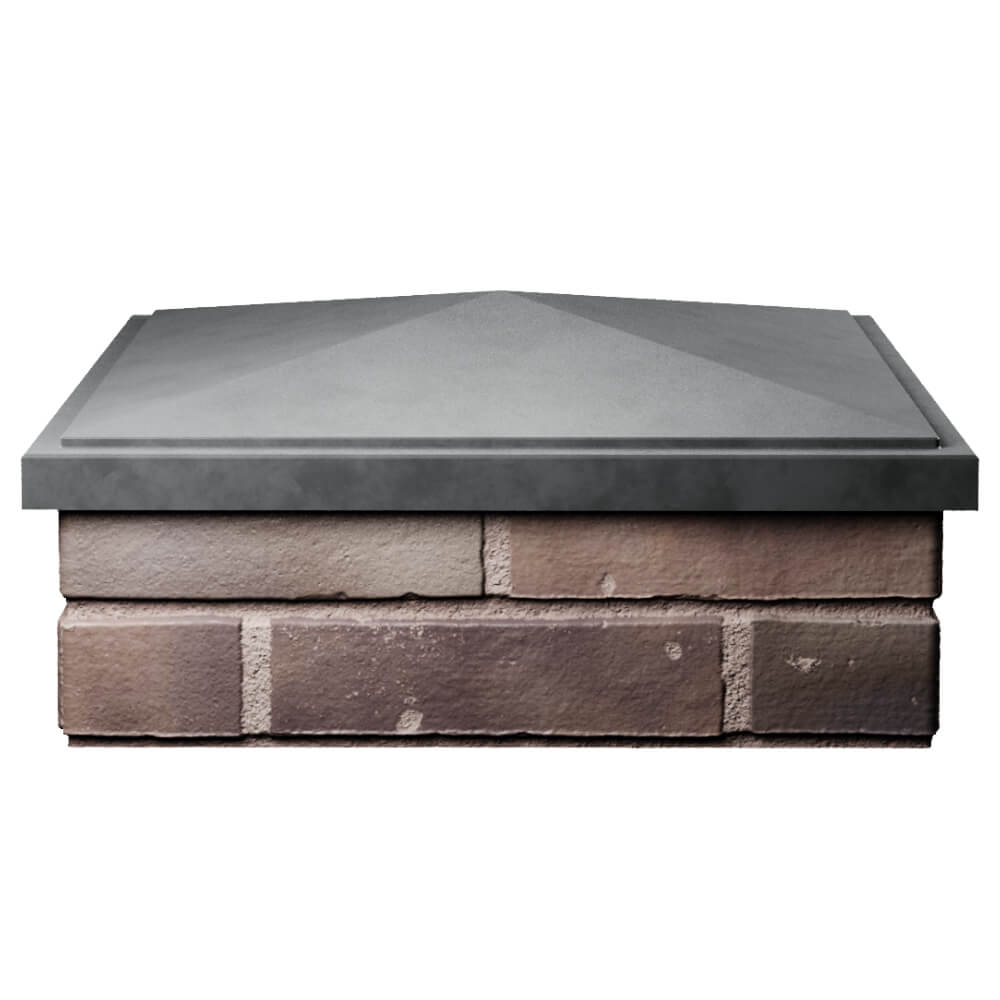 Колпак Zking БонаМоно Серый на столб 2х2 кирпича (515х515, 530х530мм) Ломоносов фото