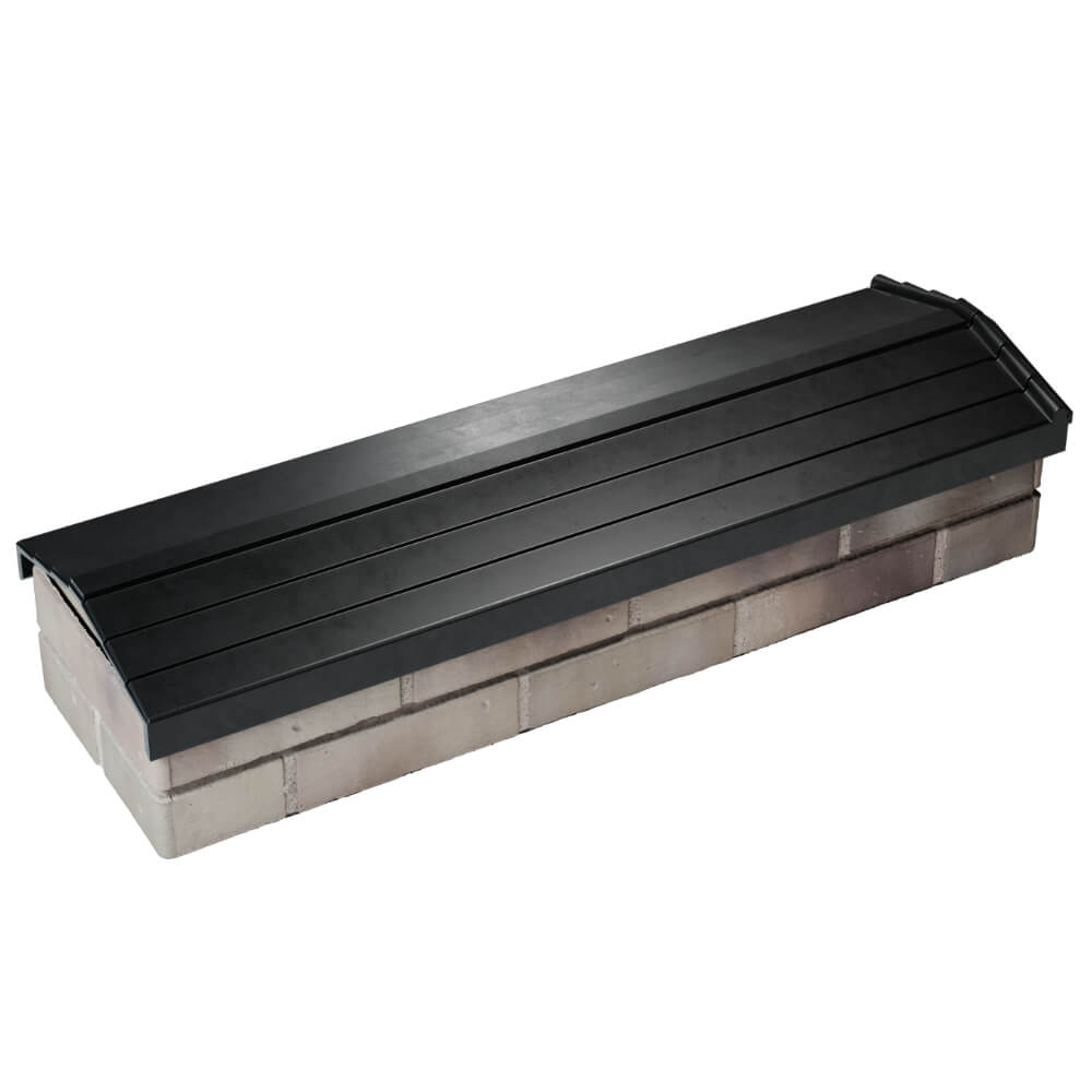 Парапет Zking Бона ХайТек Черный посадка на 0.5 кирпича (130мм) в Ломоносове фото