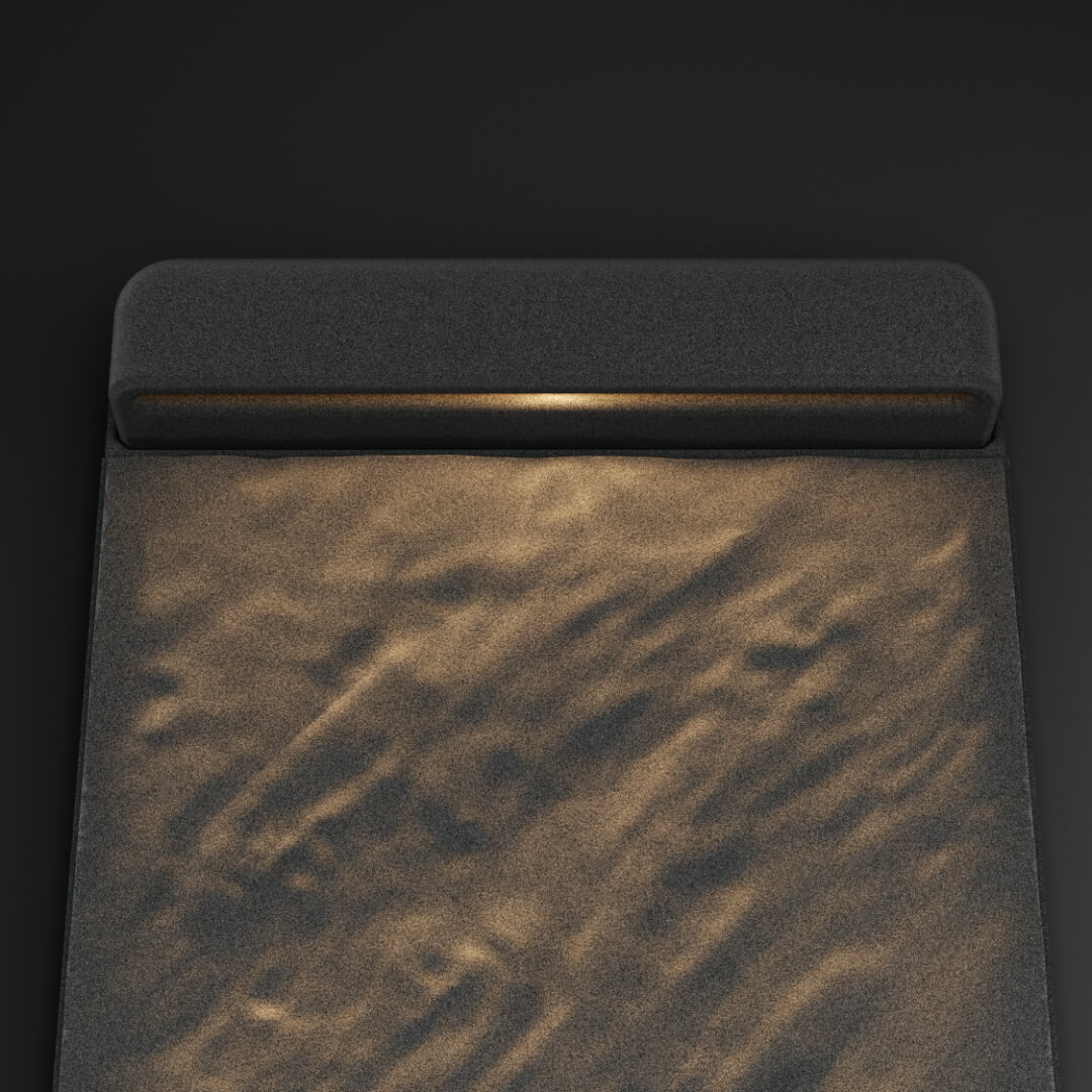 LED Светильник для шаговой плиты STONE Графитовый Серый 330х75х98мм в Ломоносове фото