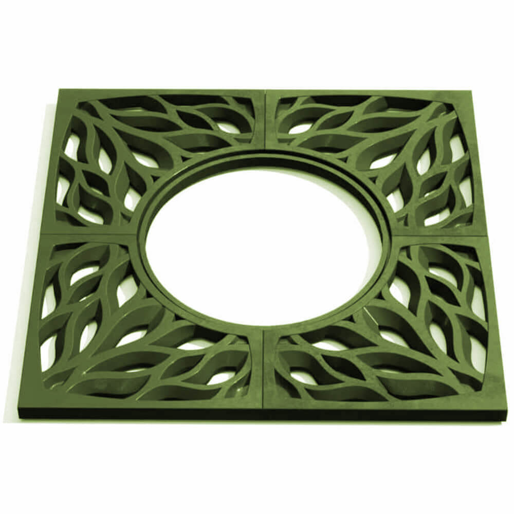 Приствольная решетка для дерева ZKING CRUST 1.2х1.2м Зеленая Ломоносов фото