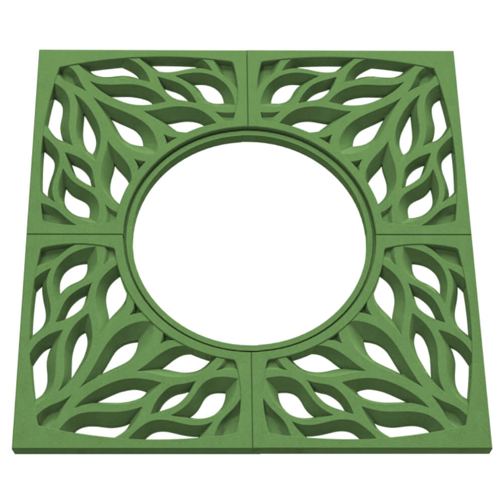 Приствольная решетка для дерева ZKING CRUST 1.2х1.2м Зеленая в Ломоносове фото