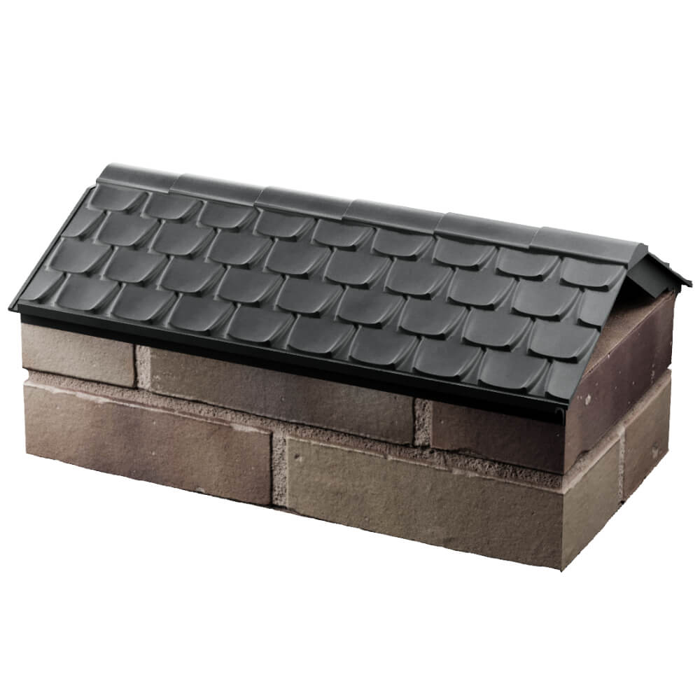 Парапет Zking Эльбрус Серый с посадкой на 1 кирпич (255мм) в Ломоносове фото