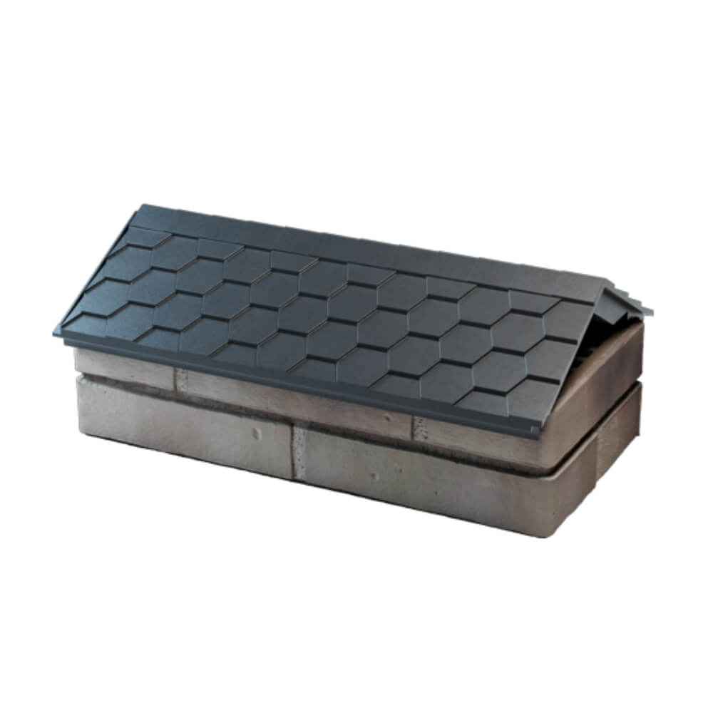 Парапет Zking Эверест Серый с посадкой на 1 кирпич (200/225/255мм) в Ломоносове фото