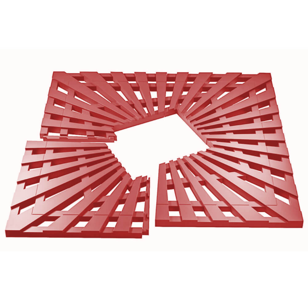 Приствольная решетка для дерева ZKING ATMOSPHERE 1.2х1.2м Красная в Ломоносове фото