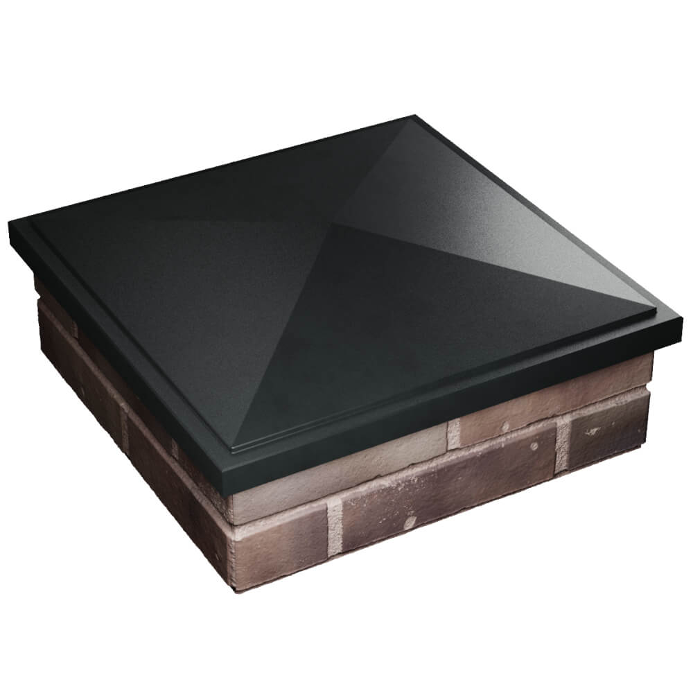 Колпак Zking БонаМоно Черный на столб 2х2 кирпича (515х515, 530х530мм) в Ломоносове фото