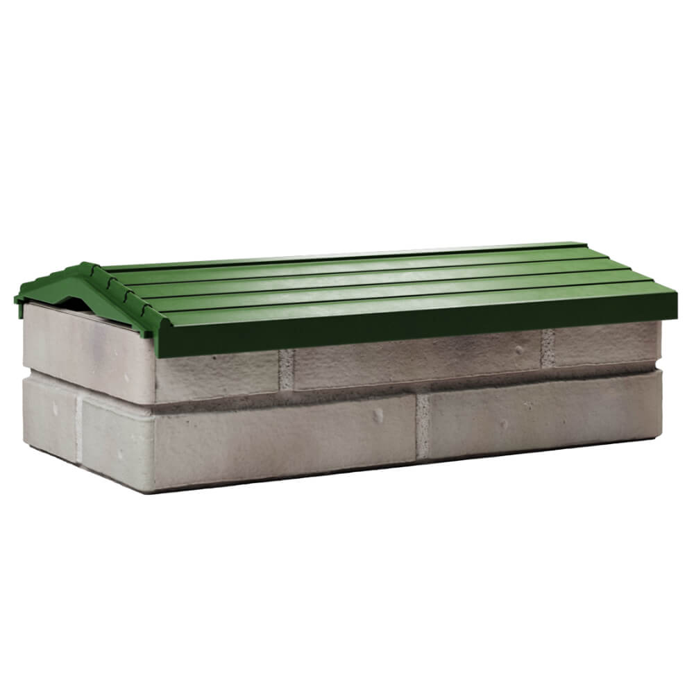 Парапет Zking Бона ХайТек Зеленый с посадкой на 1 кирпич (200/225/255мм) Ломоносов фото