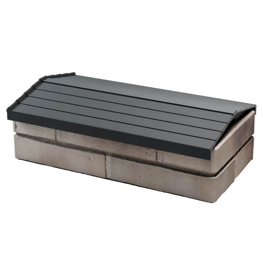 Парапет Zking Бона ХайТек Серый с посадкой на 1 кирпич (200/225/255мм) в Ломоносове фото