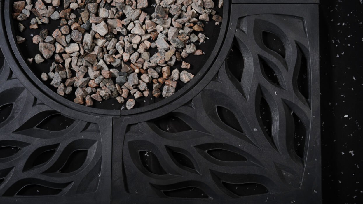 Приствольная решетка для дерева ZKING CRUST 1.2х1.2м Черная в Ломоносове фото